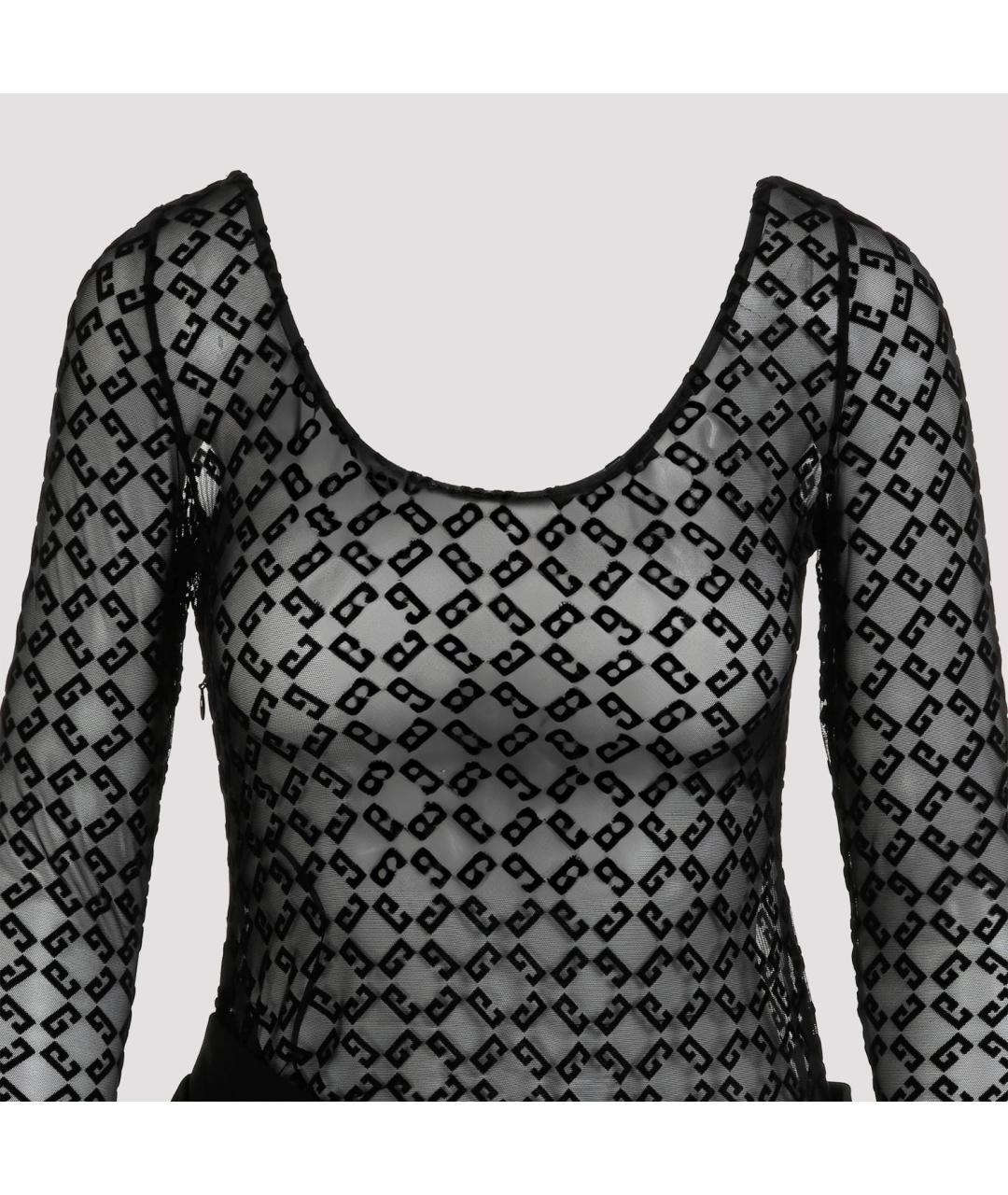 GIVENCHY Черное вискозное повседневное платье, фото 4