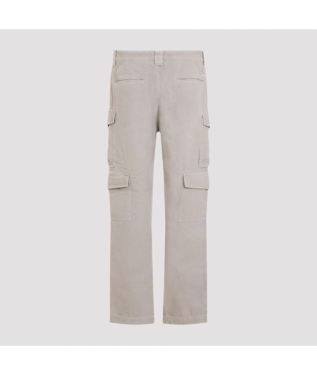 CP COMPANY Бежевые хлопковые повседневные брюки, фото 3