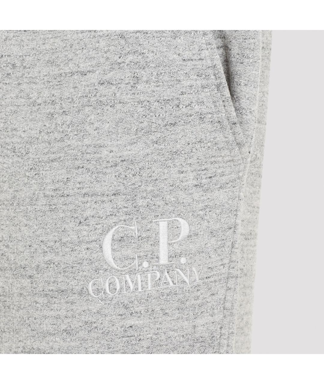 CP COMPANY Серые хлопковые повседневные брюки, фото 4