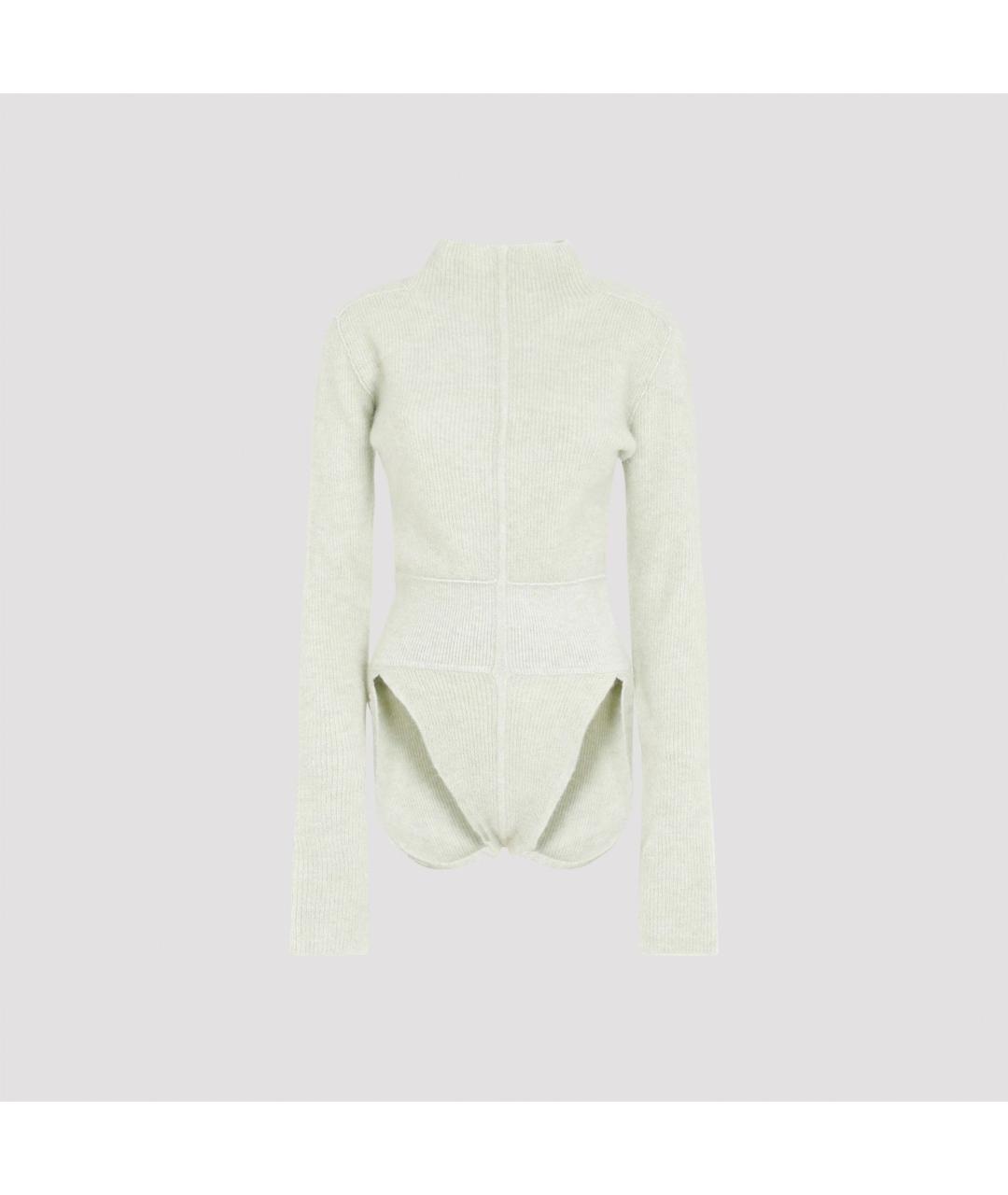 RICK OWENS Зеленые шерстяное боди, фото 2
