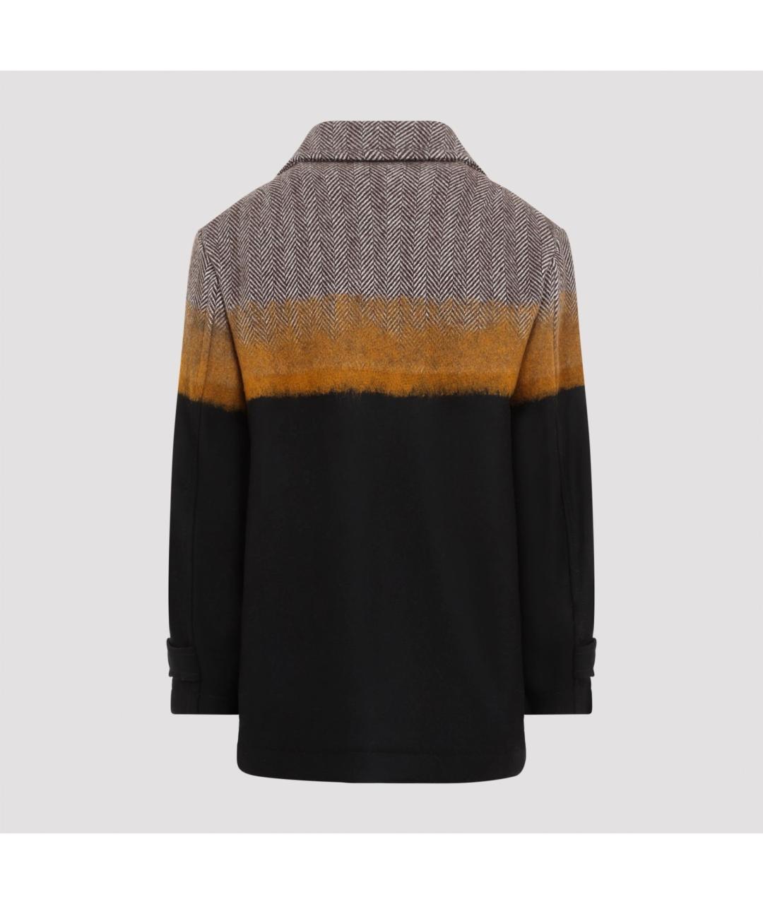 DRIES VAN NOTEN Коричневое шерстяное пальто, фото 3