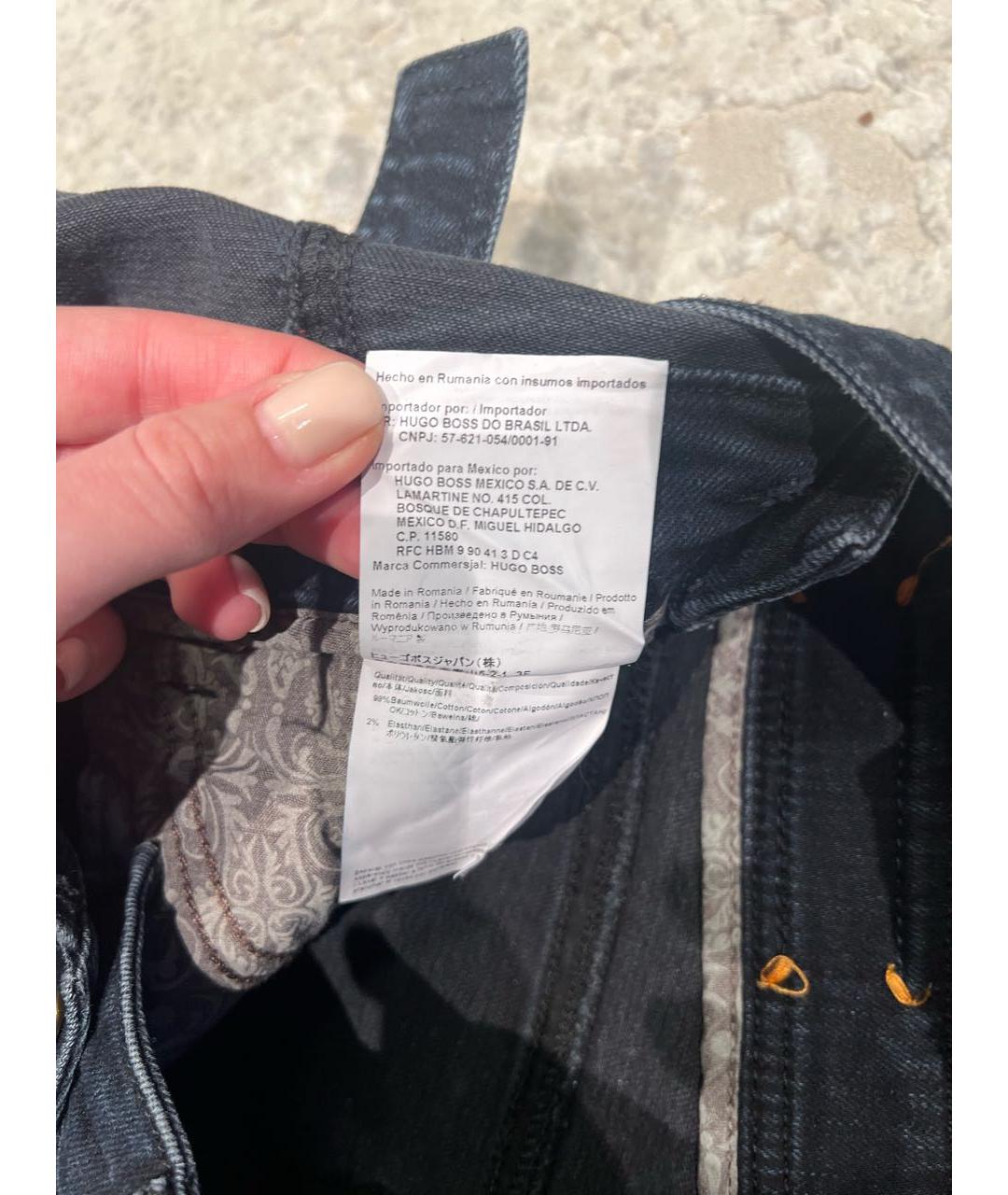 HUGO BOSS Синий деним комбинезон, фото 3