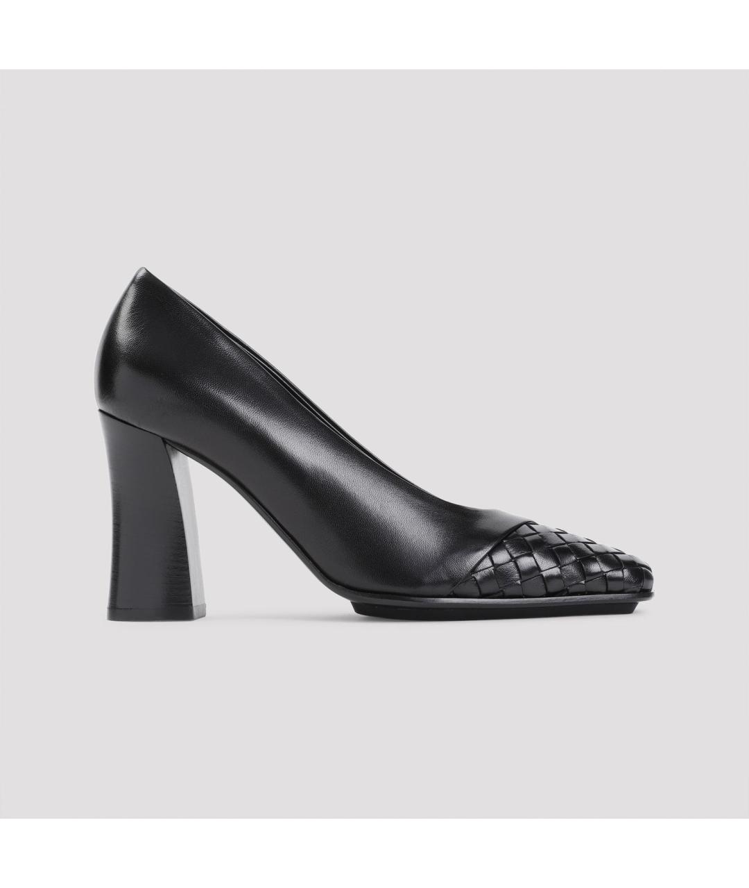 BOTTEGA VENETA Черные кожаные туфли, фото 2
