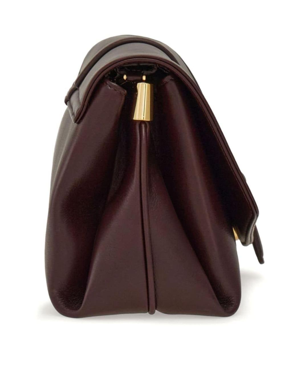 FERRAGAMO Коричневая кожаная сумка через плечо, фото 3
