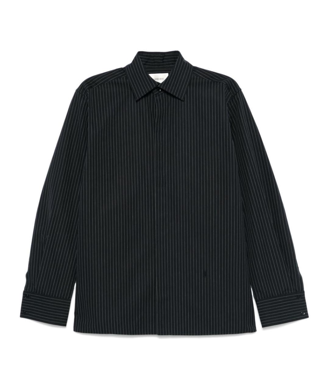SAINT LAURENT Черная хлопковая кэжуал рубашка, фото 1