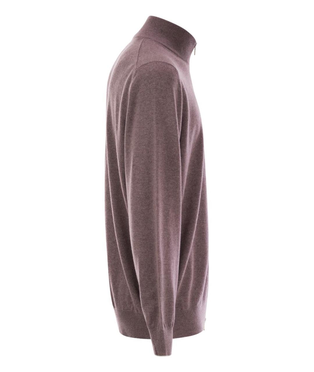 BRUNELLO CUCINELLI Бордовый кашемировый кардиган, фото 3