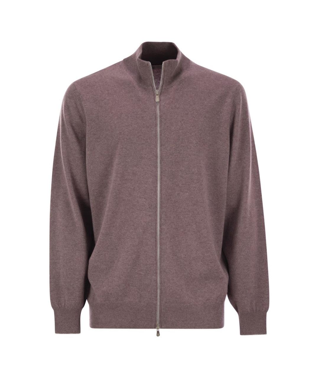 BRUNELLO CUCINELLI Бордовый кашемировый кардиган, фото 1