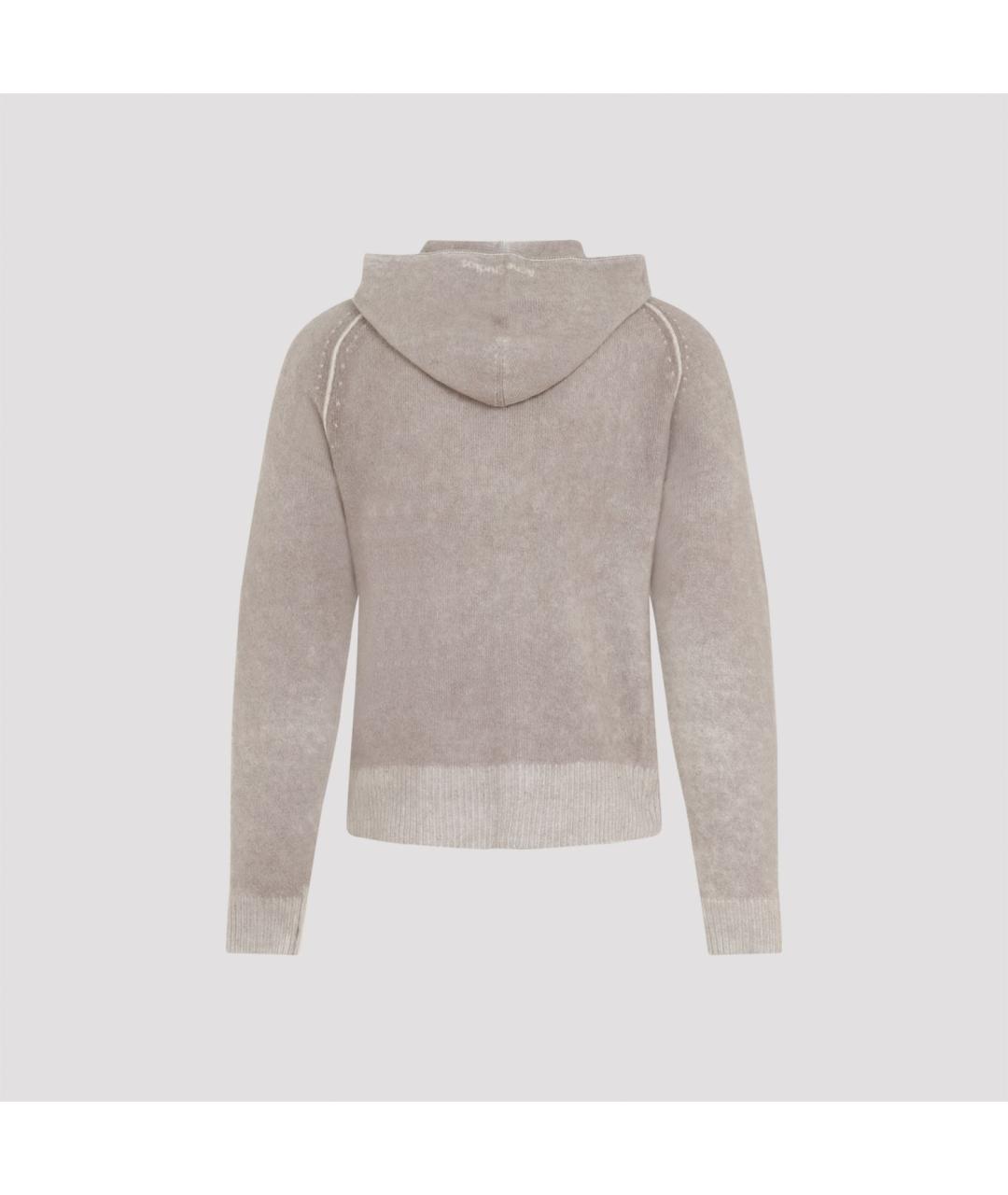ACNE STUDIOS Бежевый кашемировый кардиган, фото 3
