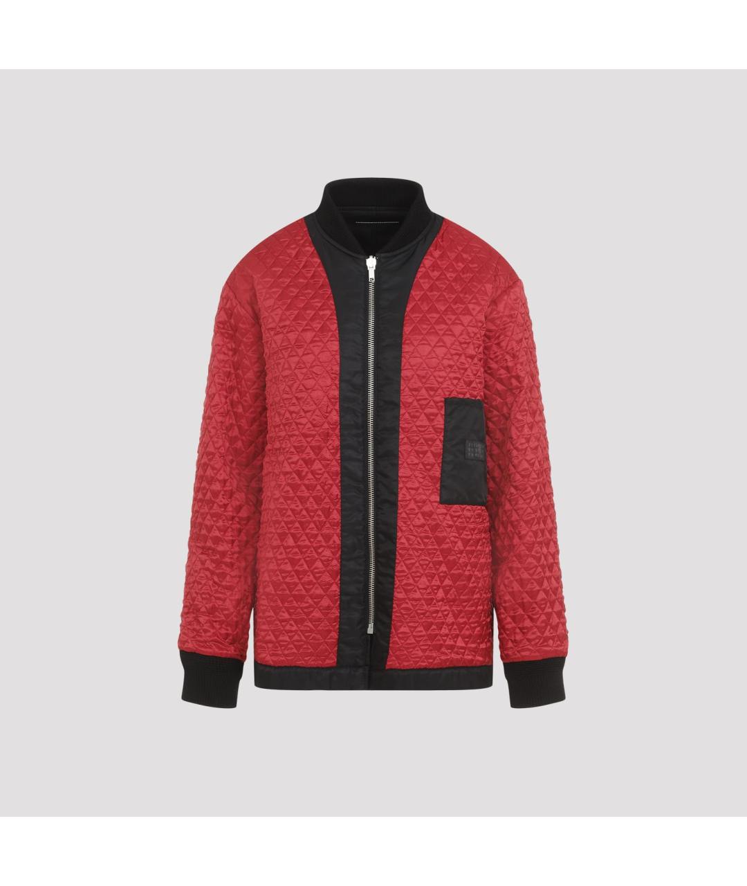 MM6 MAISON MARGIELA Черная полиамидовая куртка, фото 3