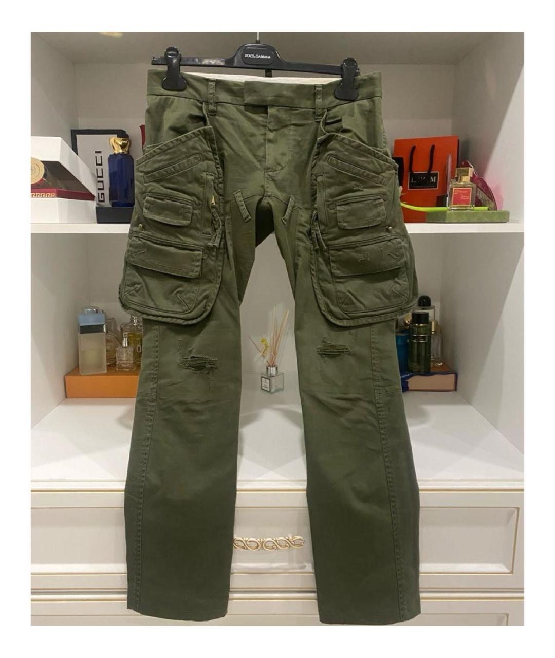 DSQUARED2 Хаки прямые джинсы, фото 6