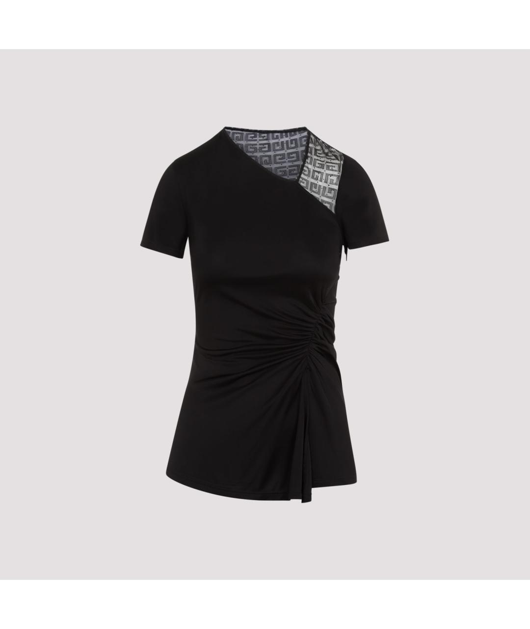 GIVENCHY Черная вискозная рубашка, фото 2