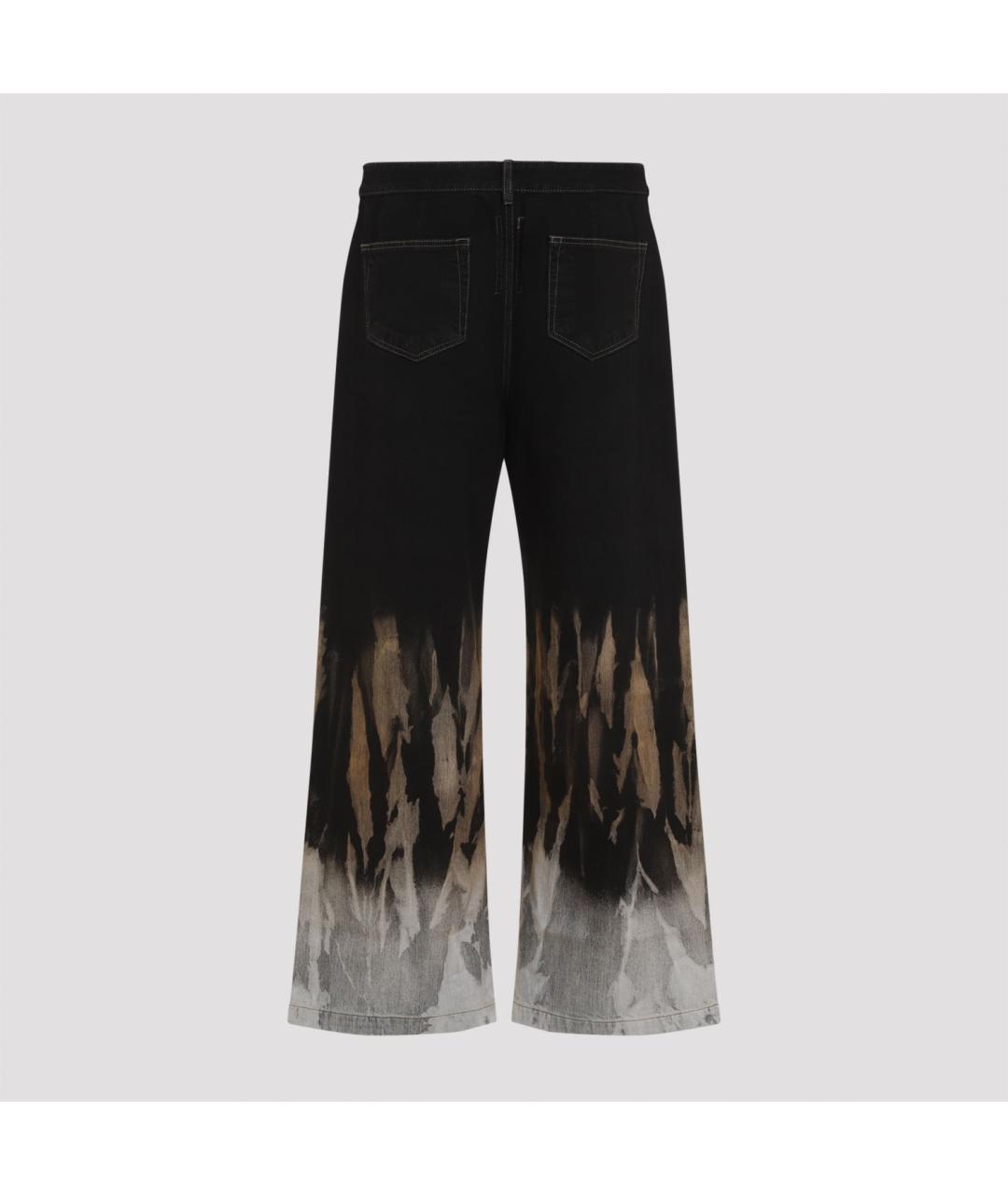 RICK OWENS DRKSHDW Черные хлопковые повседневные брюки, фото 3