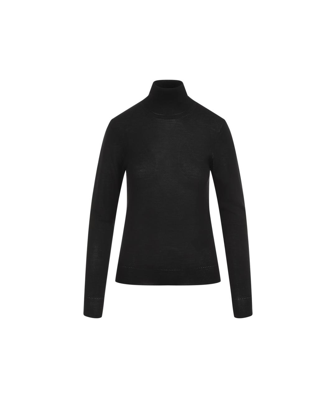 SAINT LAURENT Черный шерстяной джемпер / свитер, фото 1