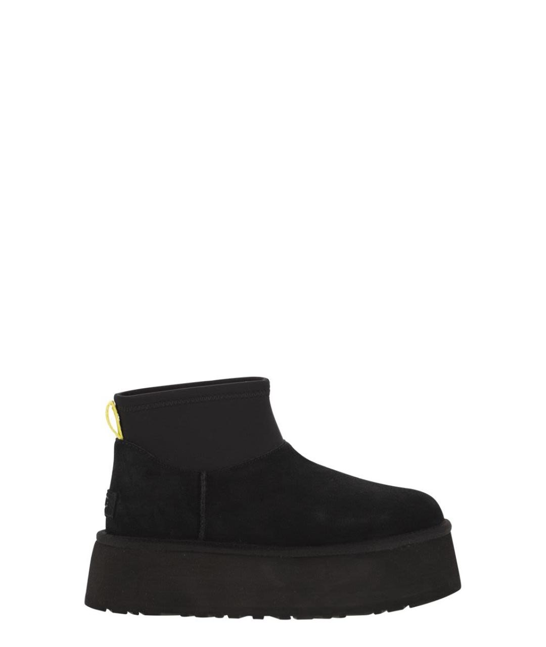 UGG AUSTRALIA Черные нубуковые ботинки, фото 1