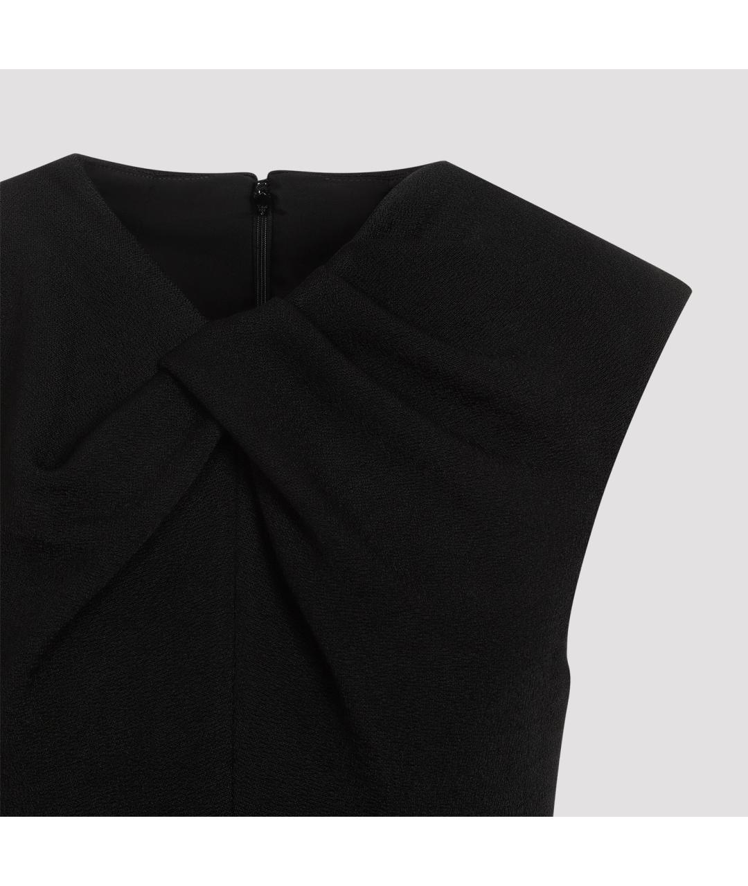 JIL SANDER Черная полиамидовая майка, фото 4