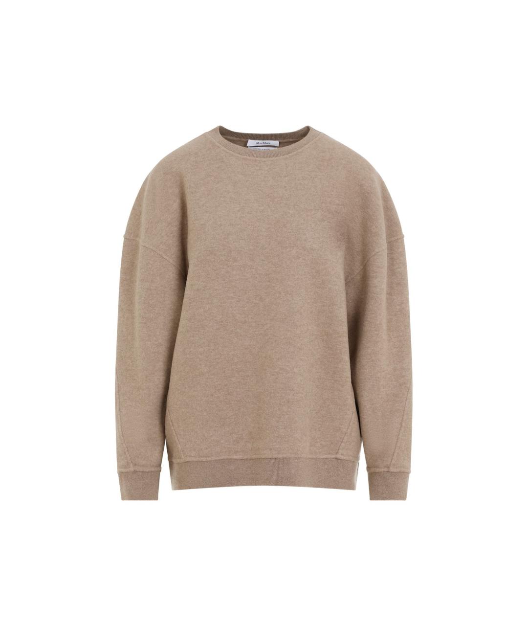 MAX MARA Бежевый кашемировый джемпер / свитер, фото 1