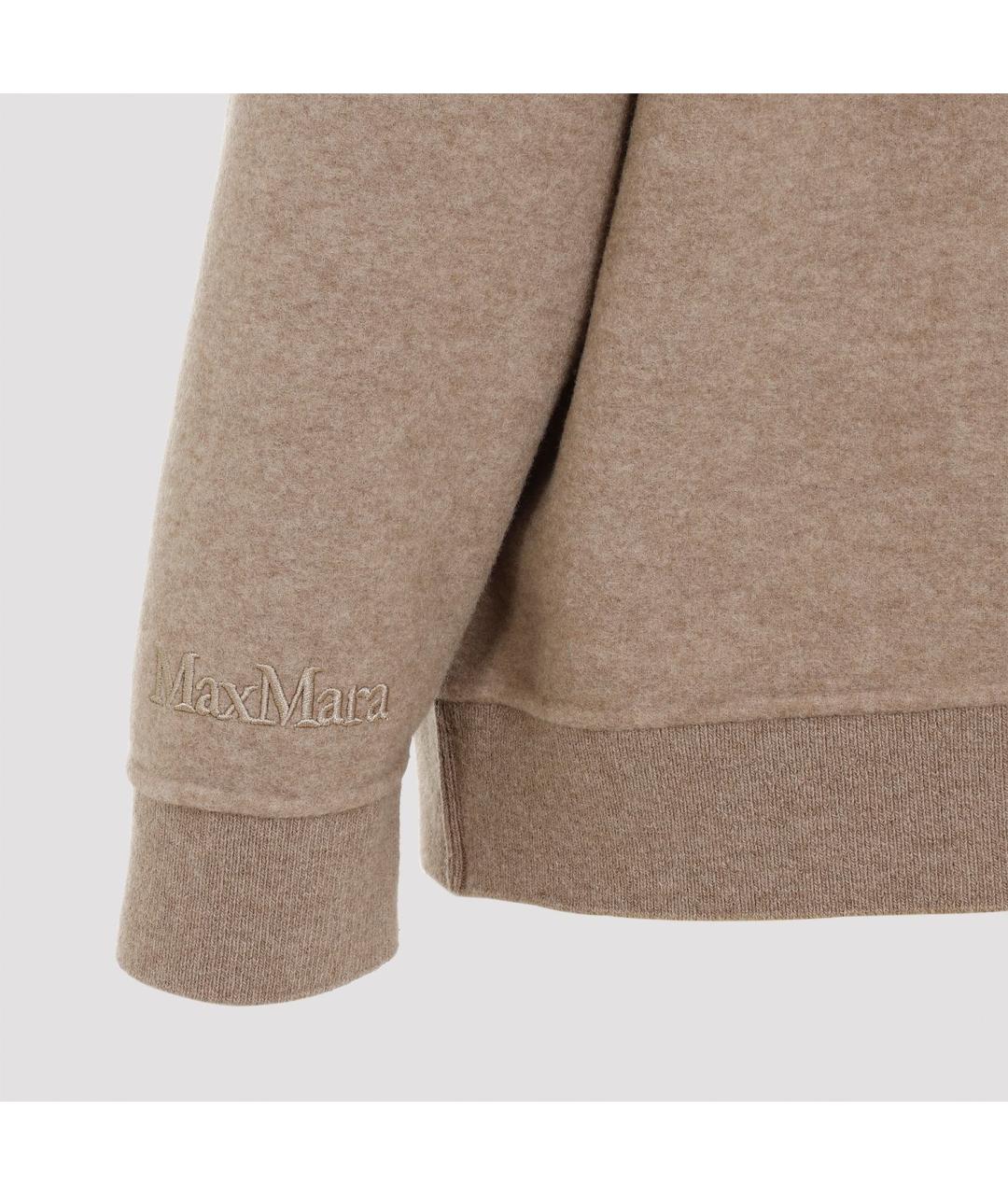 MAX MARA Бежевый кашемировый джемпер / свитер, фото 5