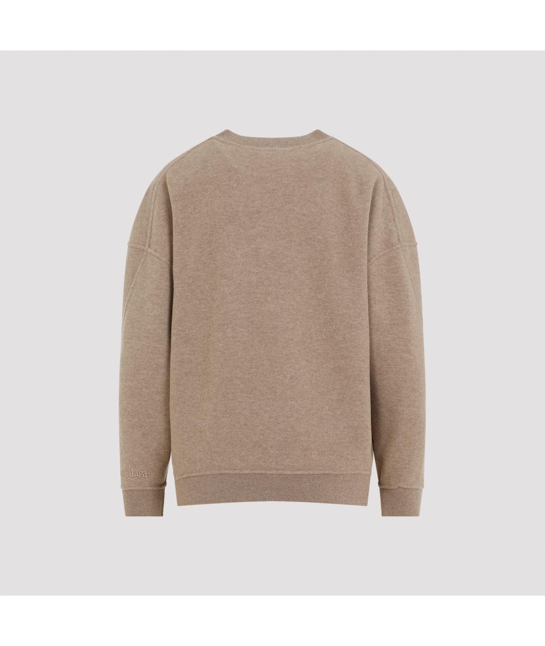 MAX MARA Бежевый кашемировый джемпер / свитер, фото 3