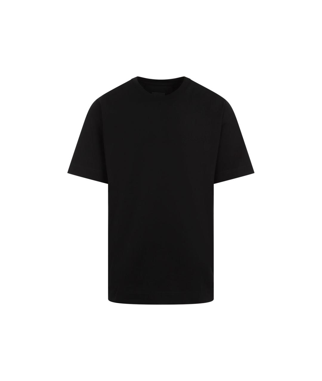 GIVENCHY Черная хлопковая футболка, фото 1
