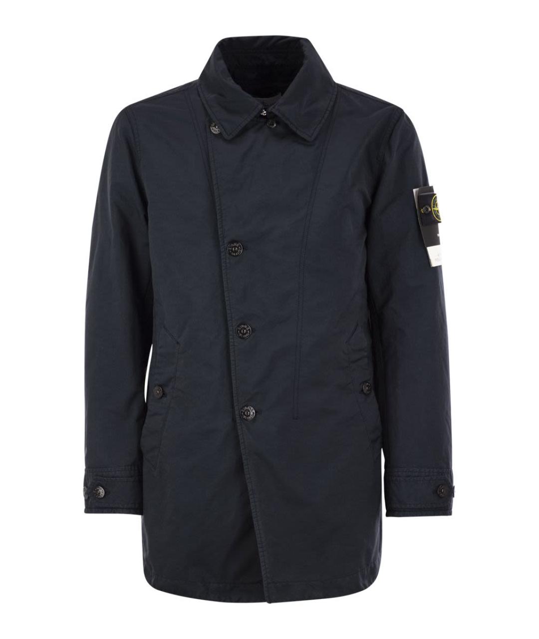 STONE ISLAND Темно-синяя куртка, фото 1