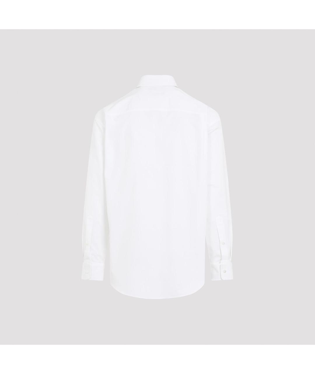 GUCCI Белая хлопковая классическая рубашка, фото 3