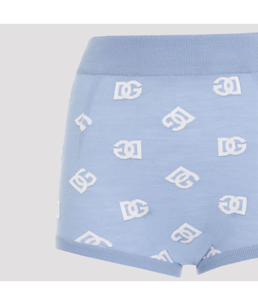 DOLCE&GABBANA Голубые носки, чулки и колготы, фото 4