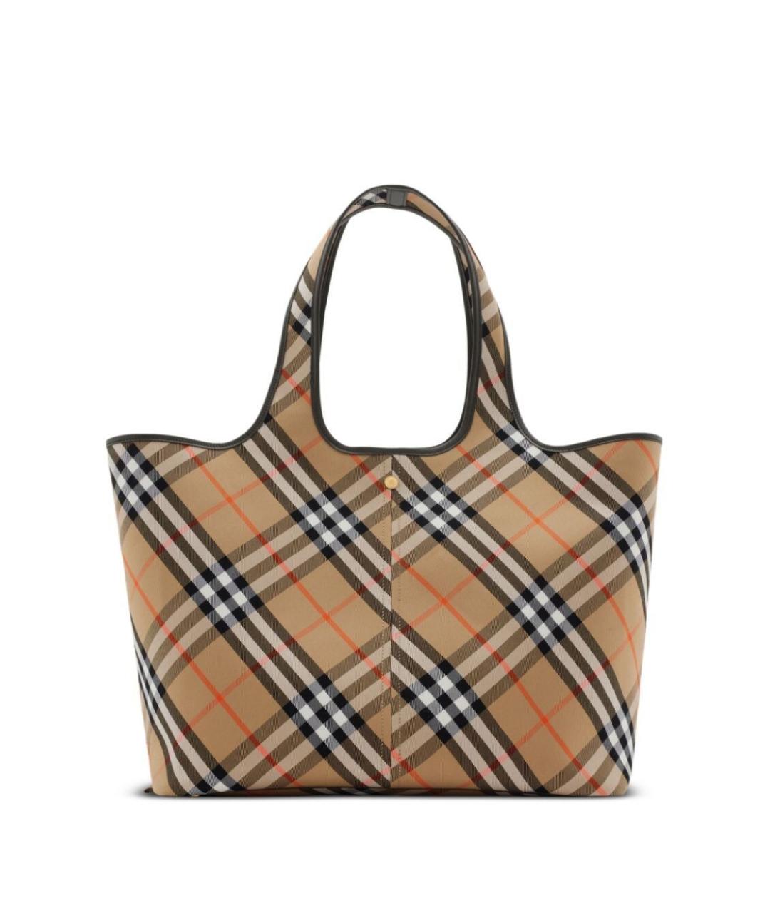 BURBERRY Мульти тканевая сумка тоут, фото 3