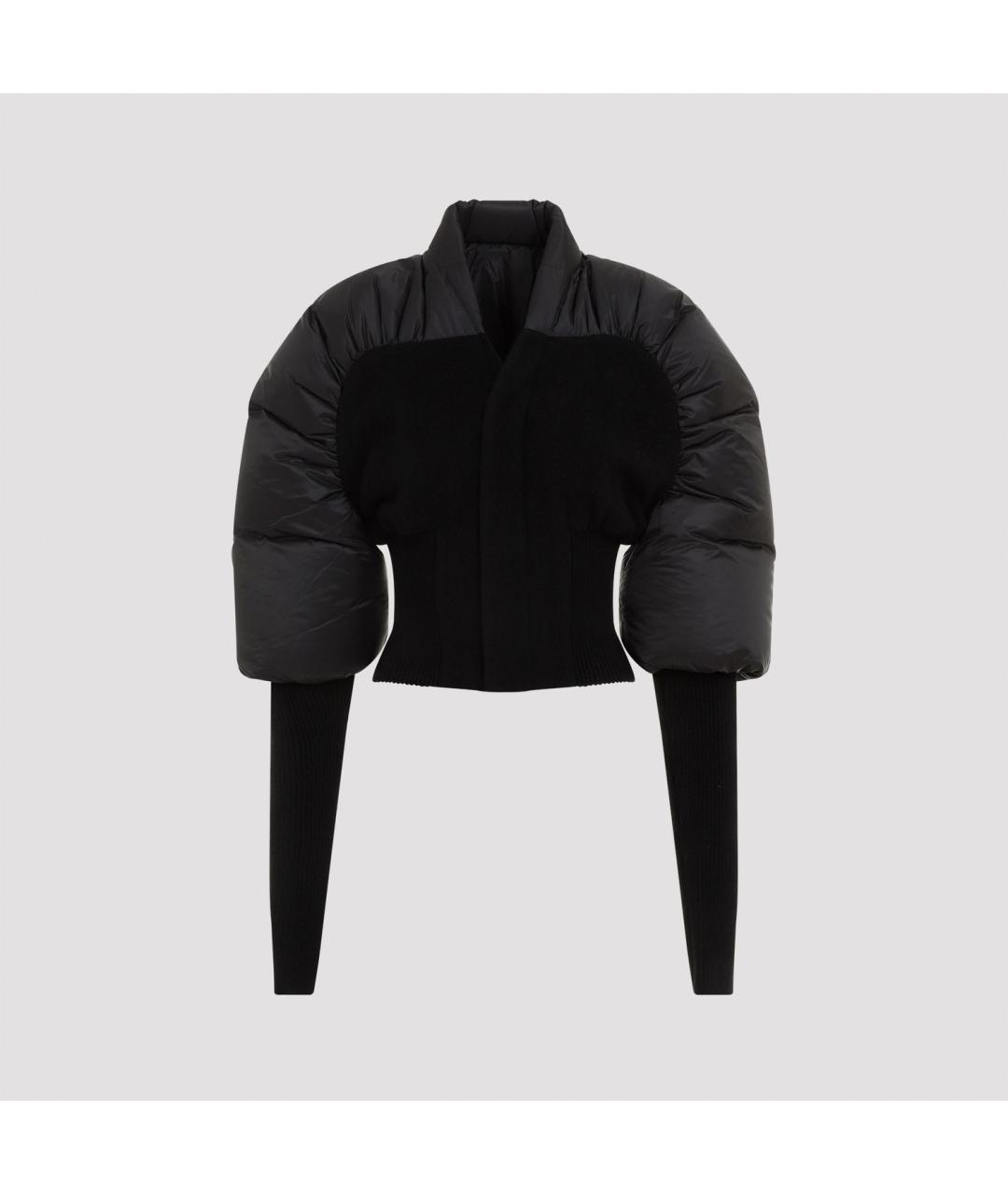 RICK OWENS Черное кашемировое пальто, фото 2