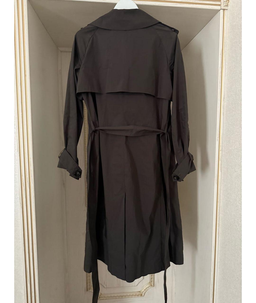 HUGO BOSS Антрацитовый полиэстеровый тренч/плащ, фото 2