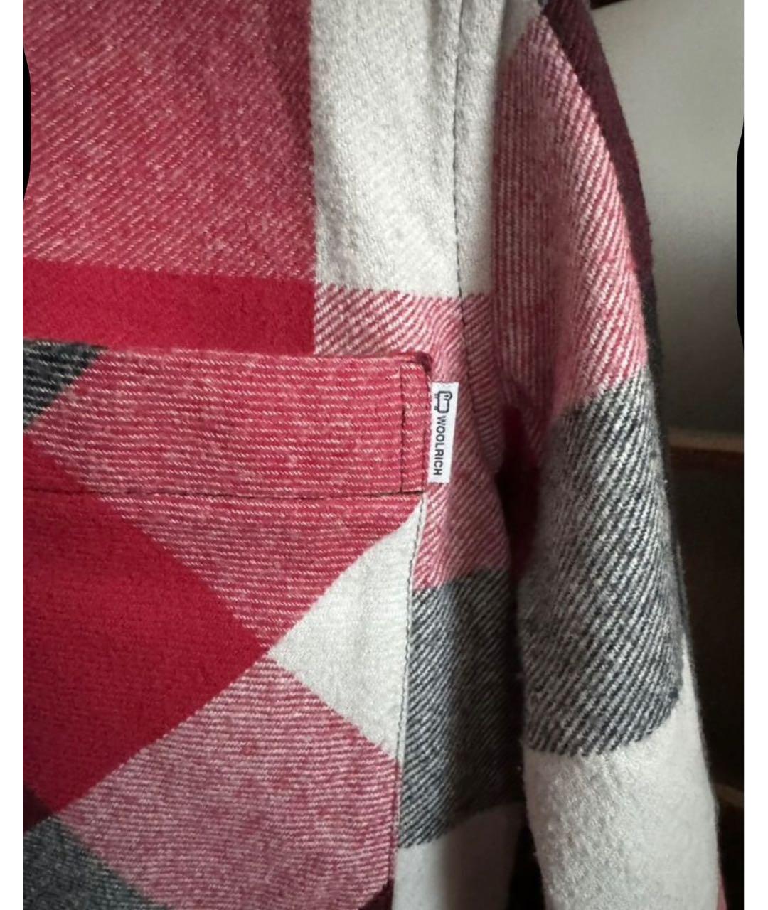WOOLRICH Красная хлопковая кэжуал рубашка, фото 4