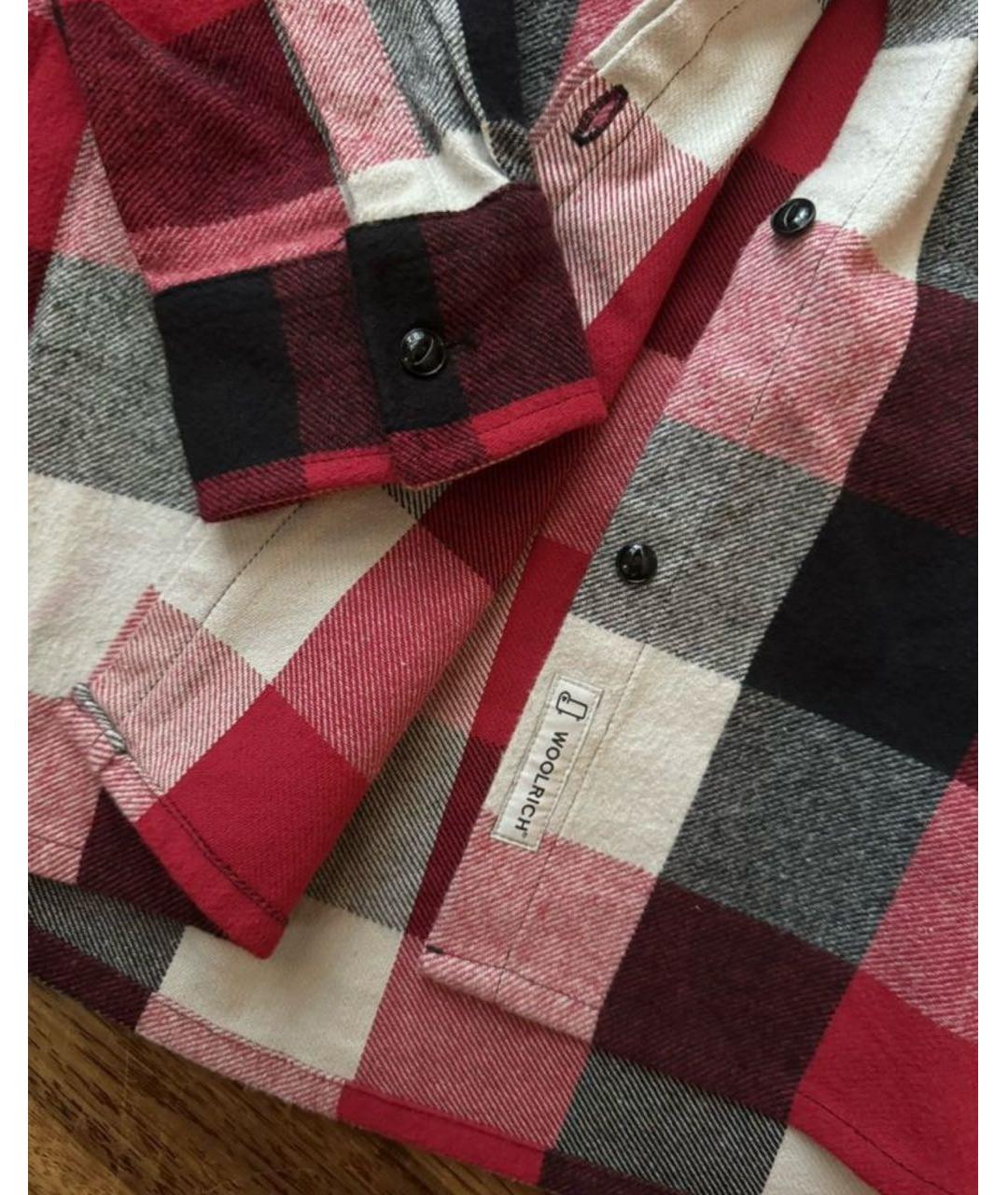 WOOLRICH Красная хлопковая кэжуал рубашка, фото 5