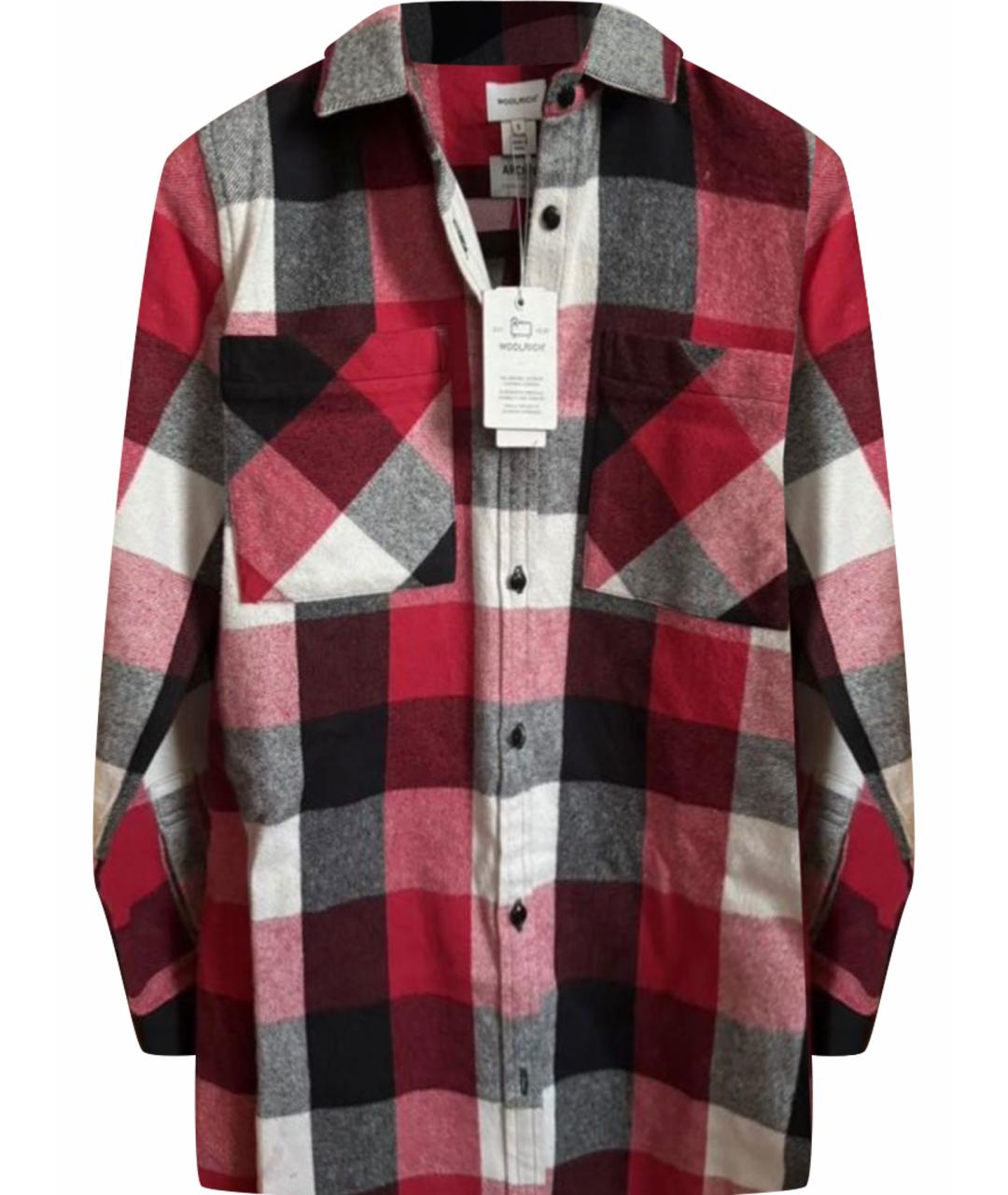 WOOLRICH Красная хлопковая кэжуал рубашка, фото 1