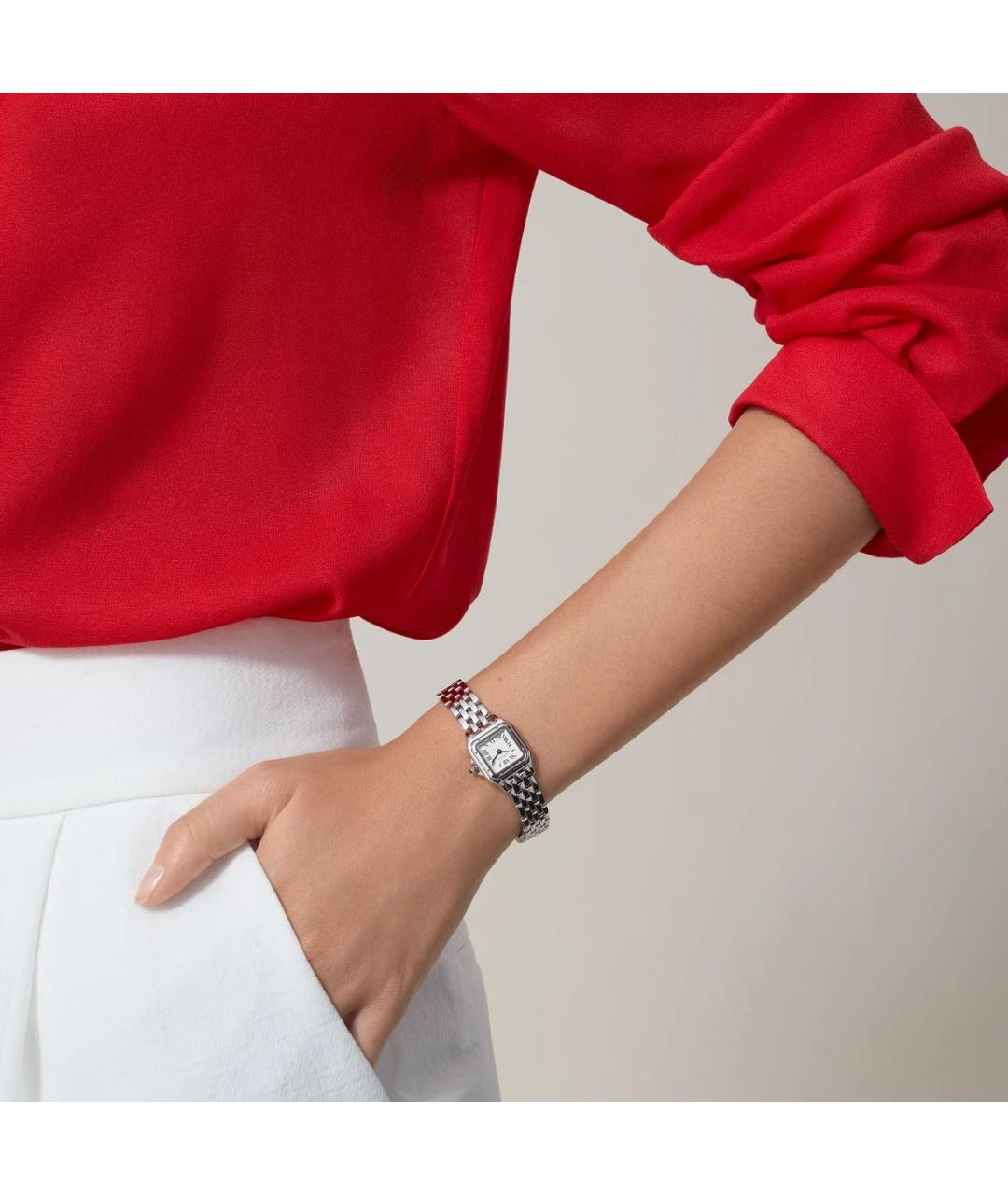 CARTIER Серебряные с серебряным покрытием часы, фото 2