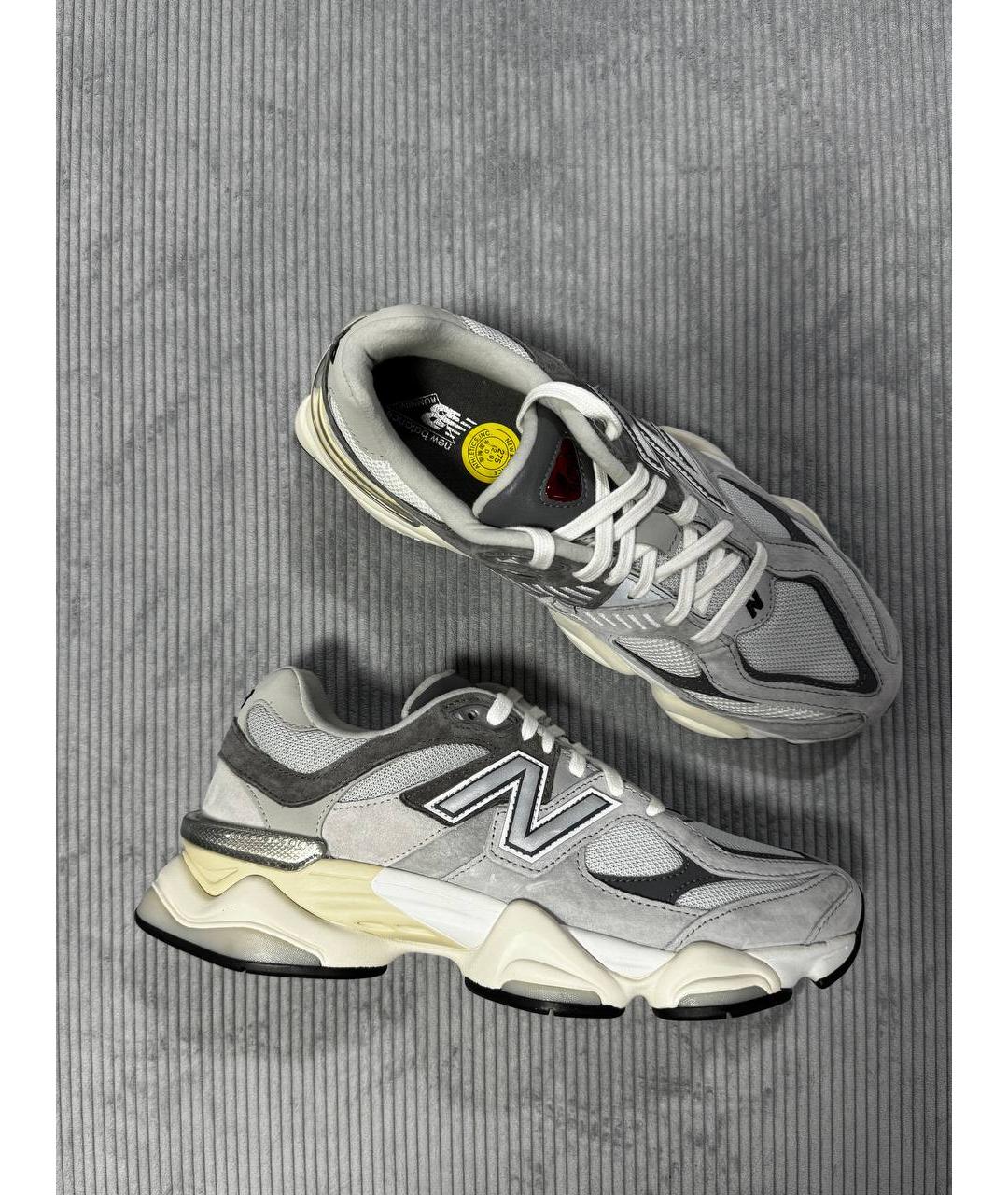NEW BALANCE Серые замшевые низкие кроссовки / кеды, фото 4