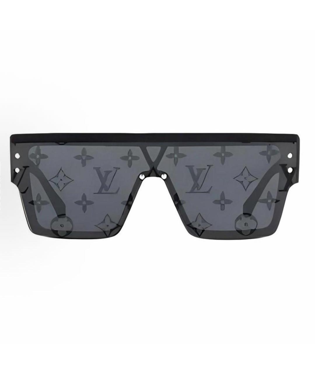 LOUIS VUITTON Черные пластиковые солнцезащитные очки, фото 1