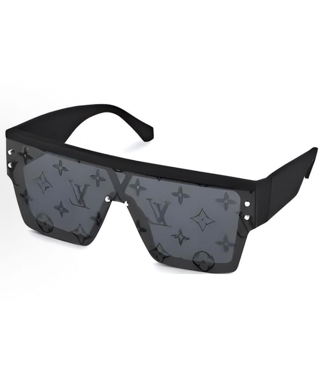 LOUIS VUITTON Черные пластиковые солнцезащитные очки, фото 2