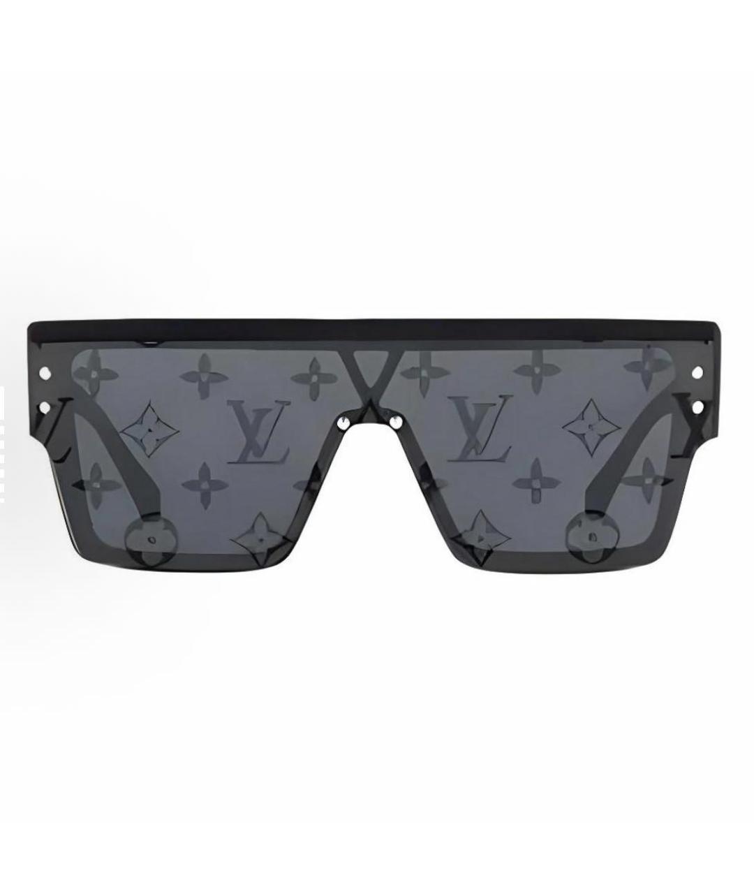 LOUIS VUITTON Черные пластиковые солнцезащитные очки, фото 1