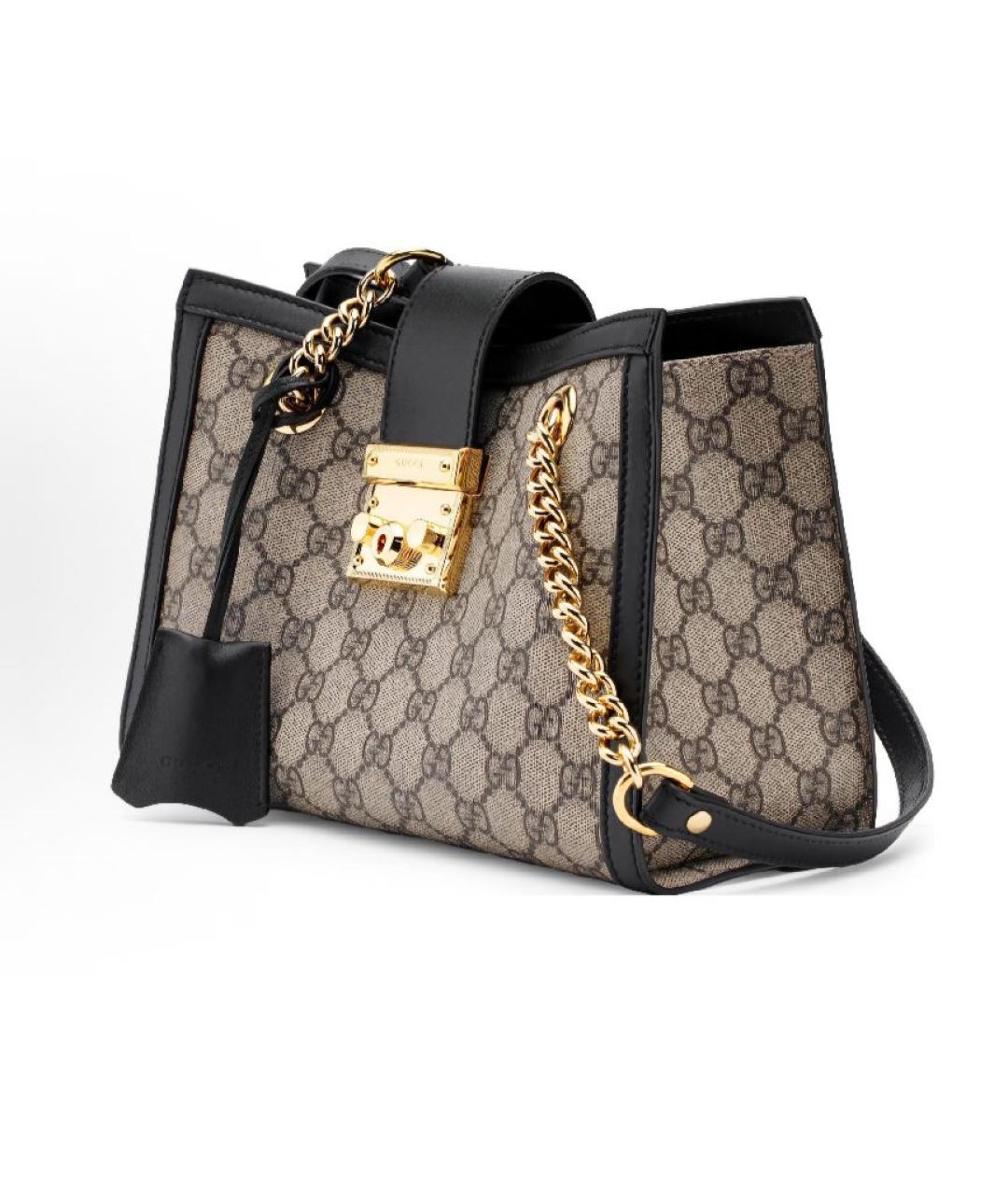 GUCCI Коричневая сумка с короткими ручками, фото 2