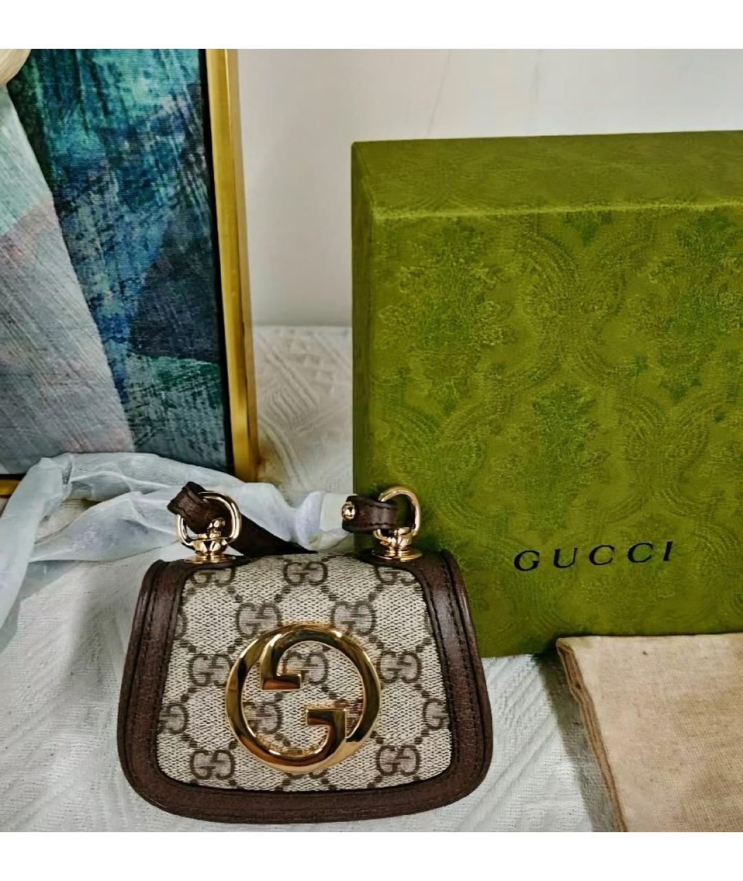 GUCCI Коричневая сумка через плечо, фото 4