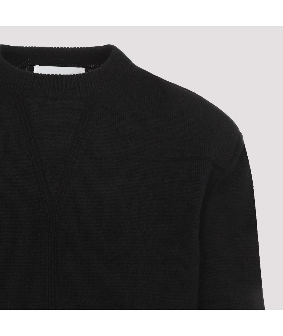 JIL SANDER Черный шерстяной джемпер / свитер, фото 4