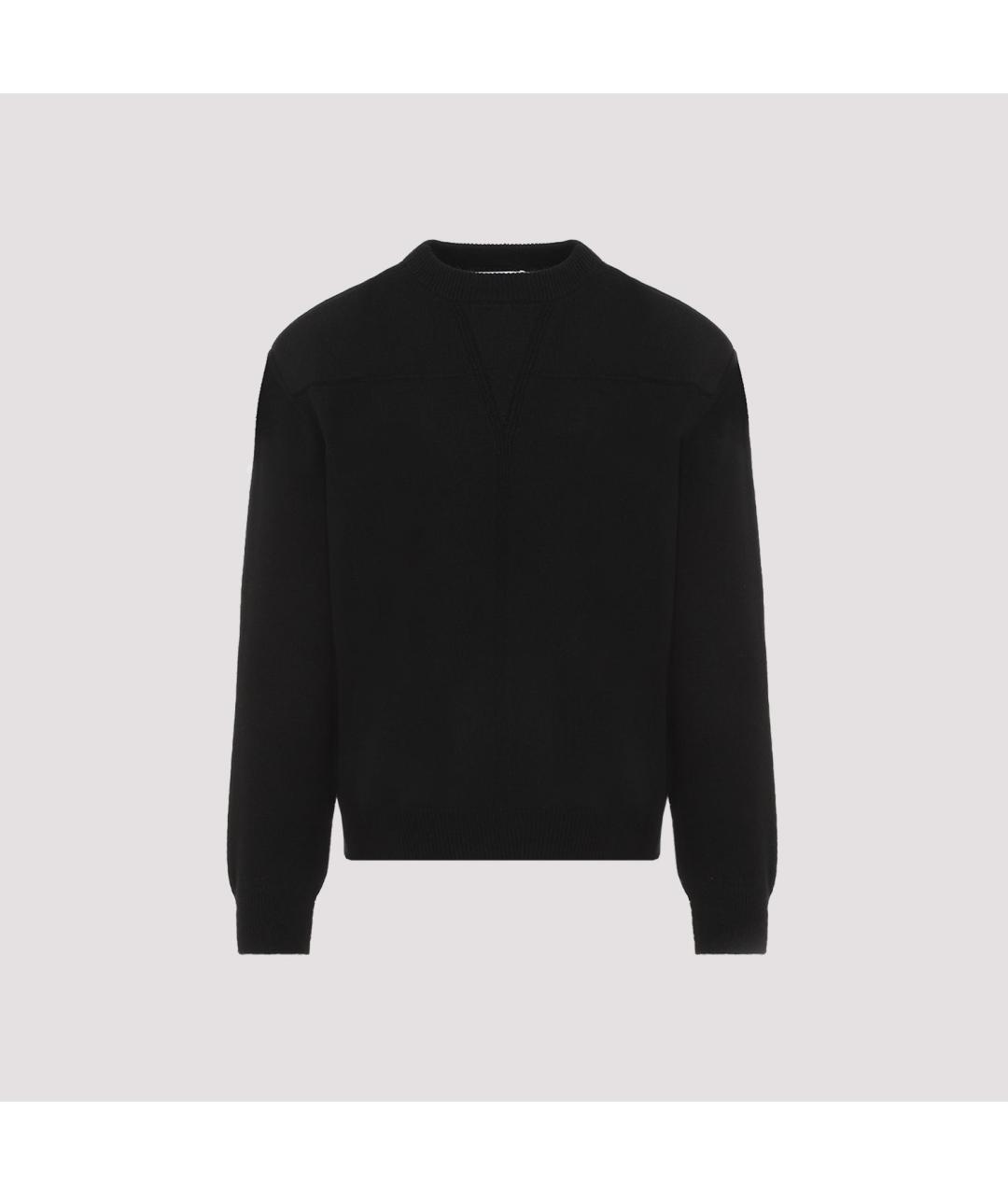 JIL SANDER Черный шерстяной джемпер / свитер, фото 2