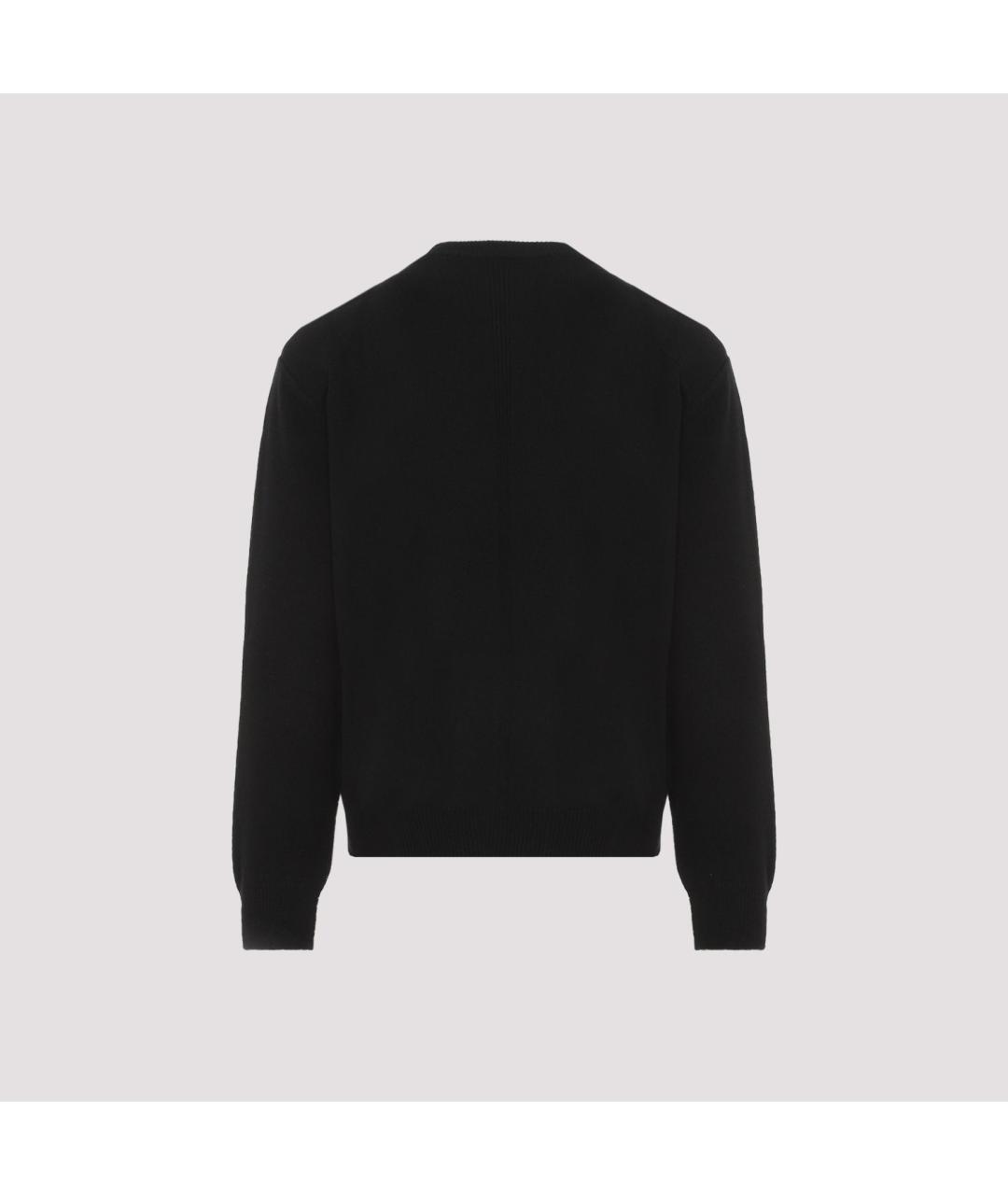 JIL SANDER Черный шерстяной джемпер / свитер, фото 3
