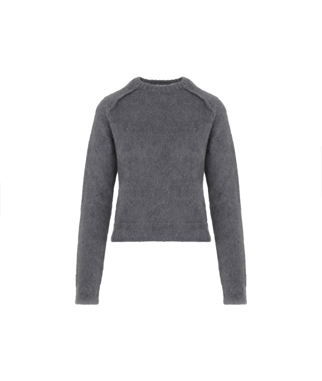 JIL SANDER Серый шерстяной джемпер / свитер, фото 1