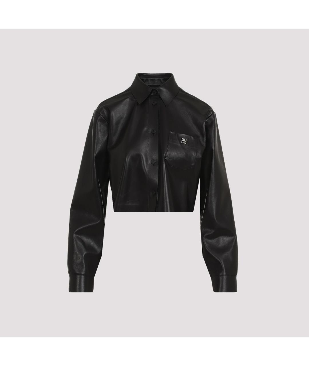 GIVENCHY Черная кожаная куртка, фото 2