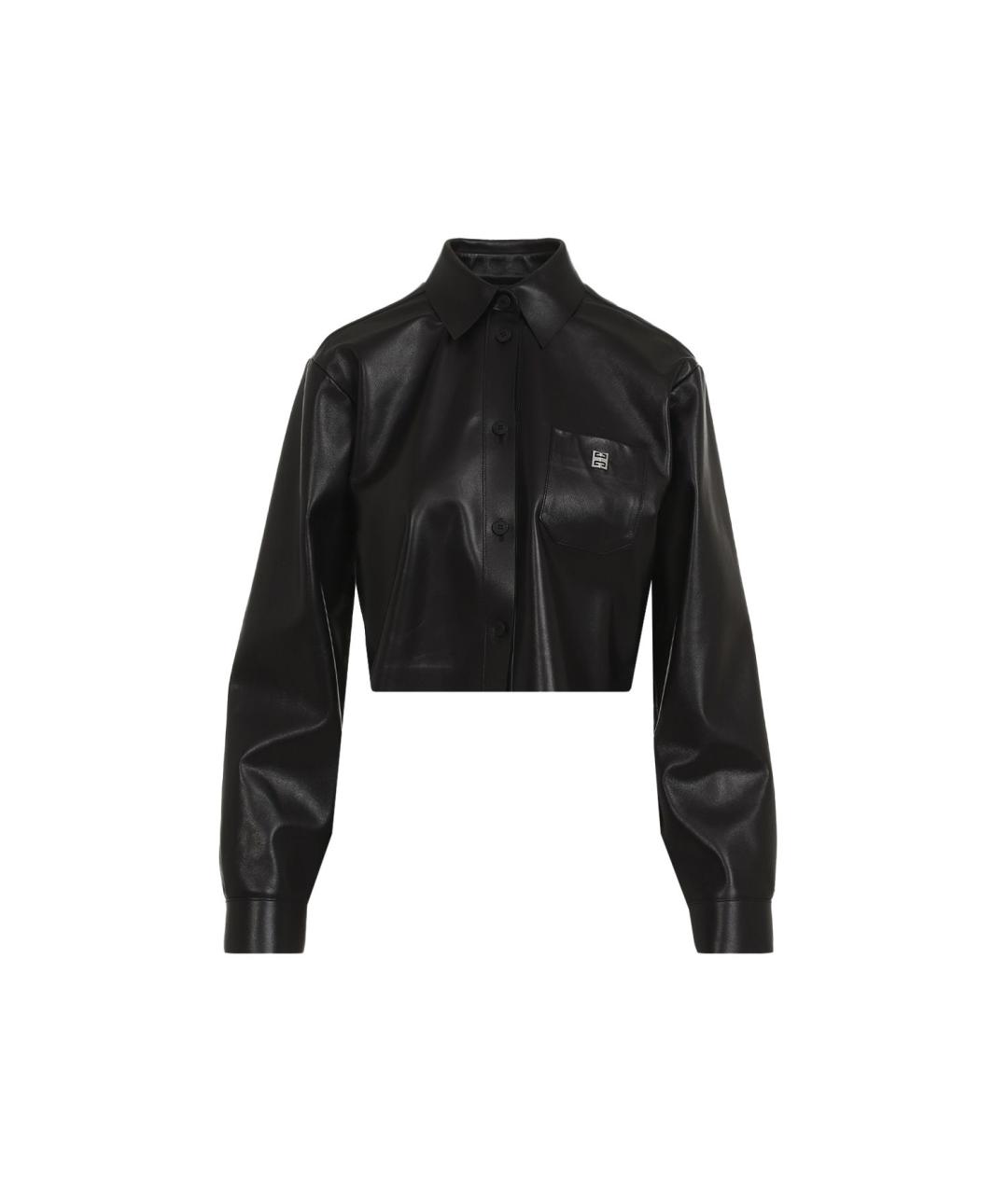 GIVENCHY Черная кожаная куртка, фото 1