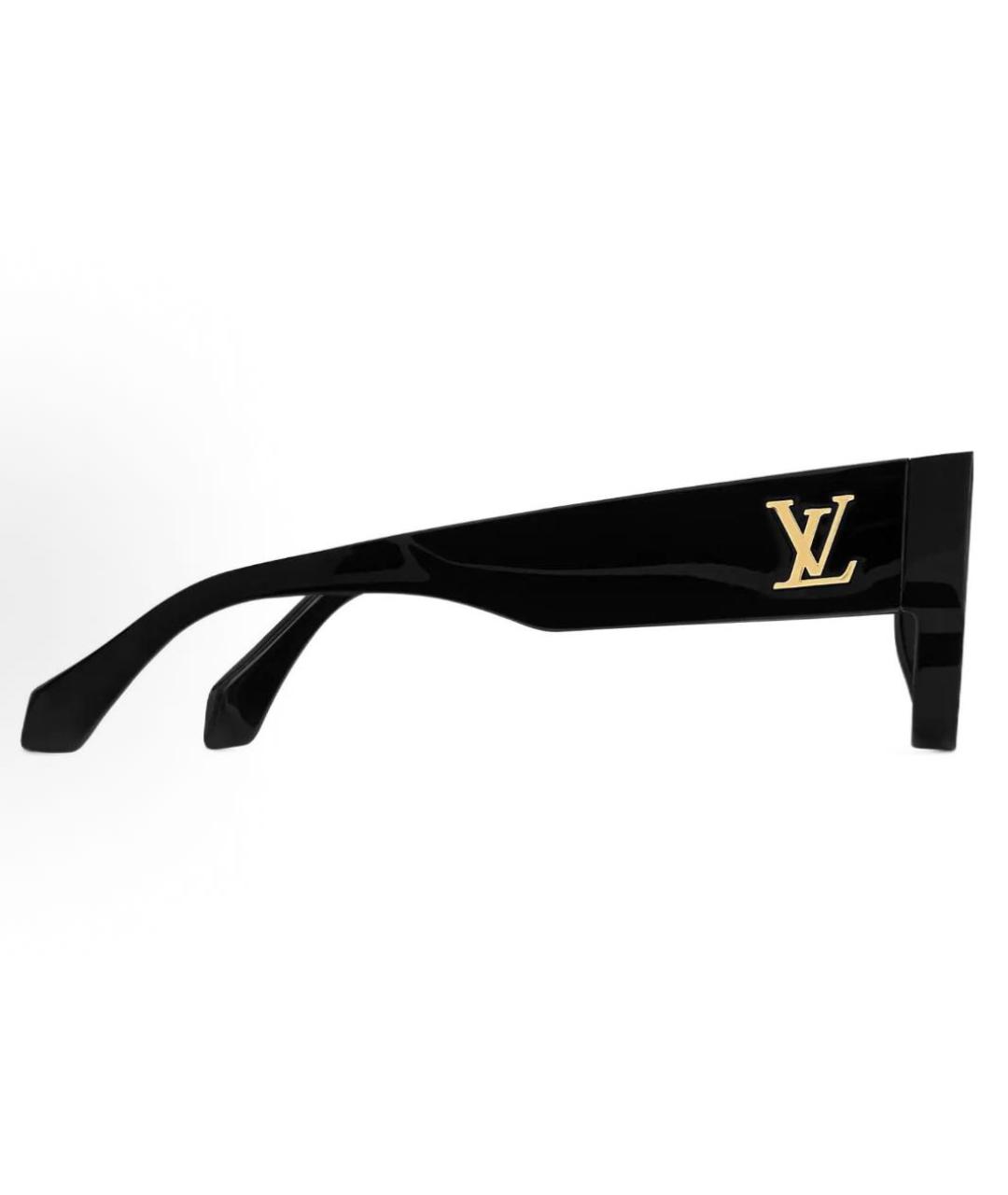 LOUIS VUITTON Черные пластиковые солнцезащитные очки, фото 3