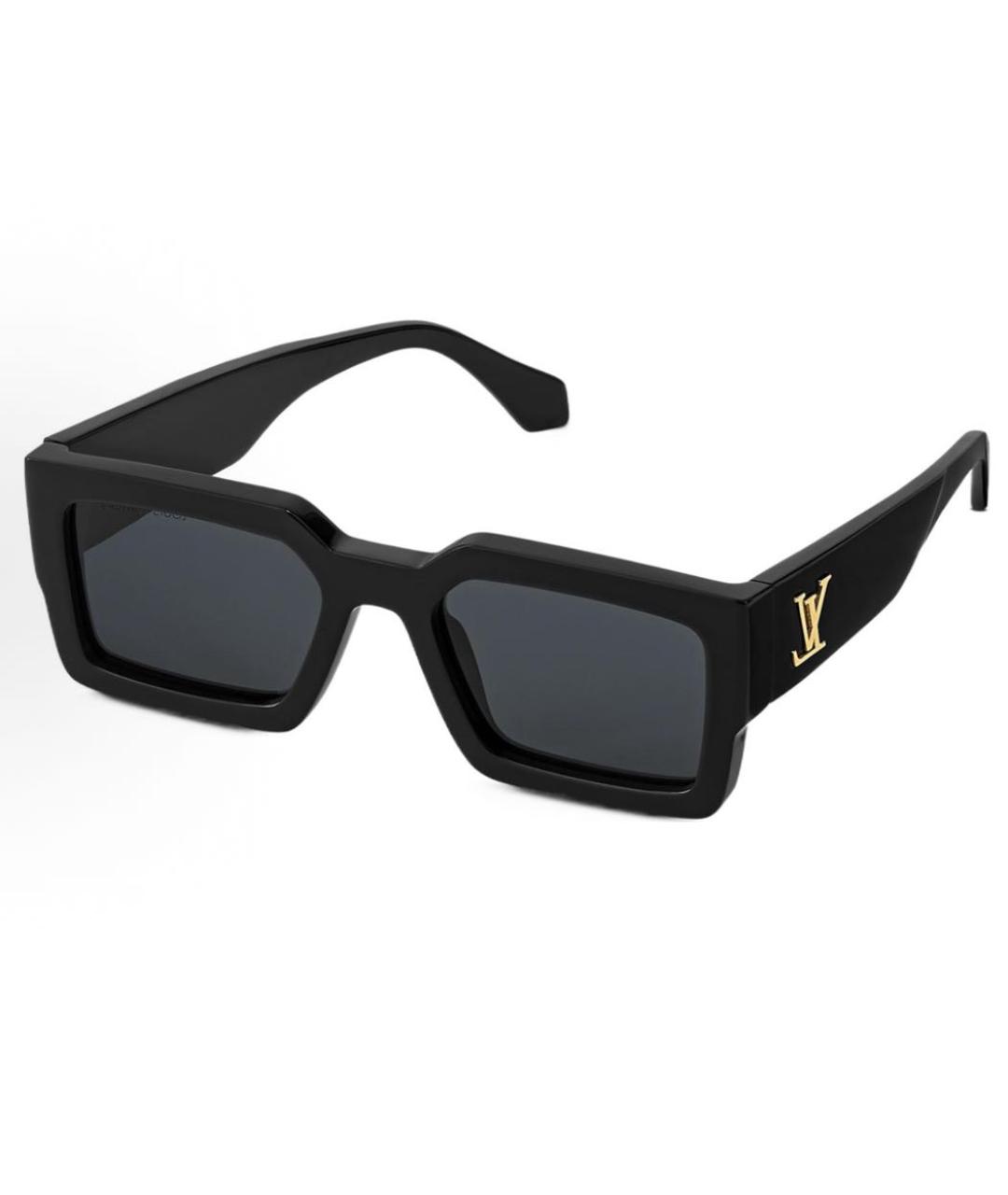 LOUIS VUITTON Черные пластиковые солнцезащитные очки, фото 2