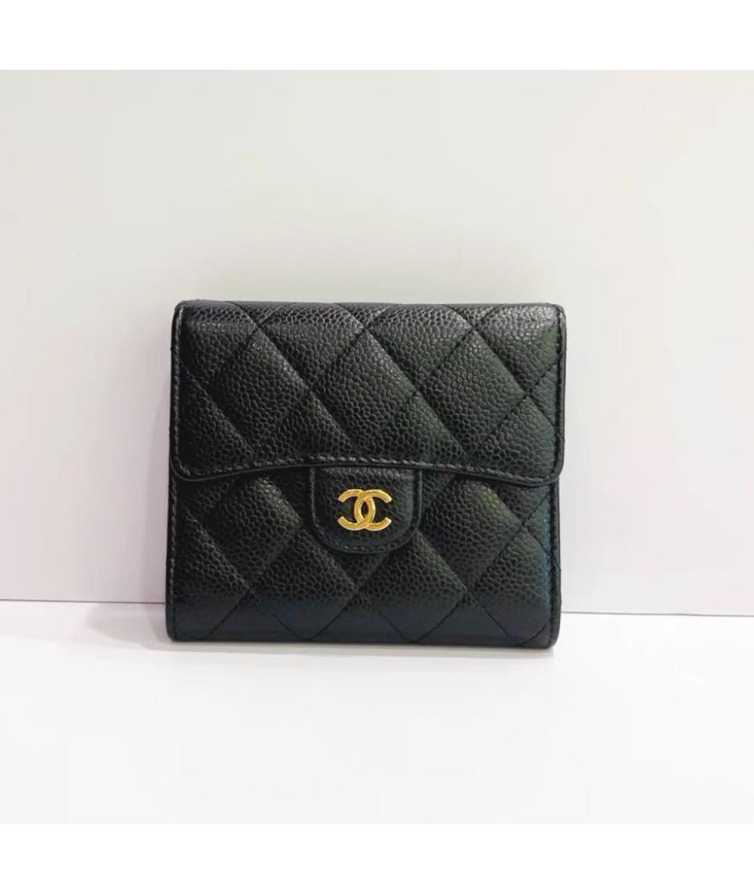 CHANEL Черный кошелек, фото 2