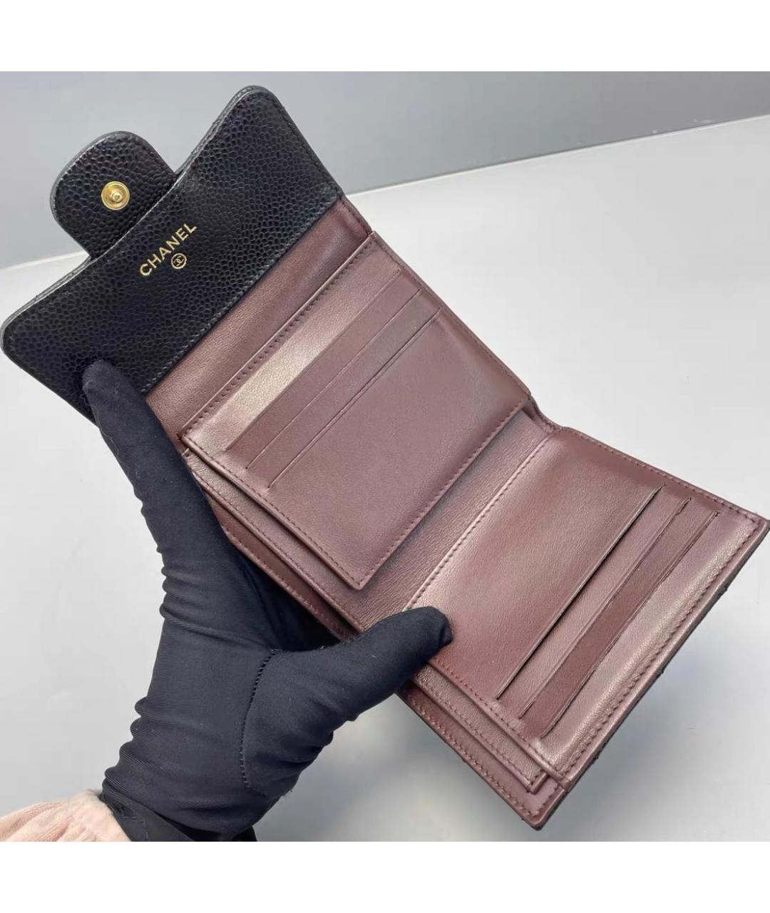 CHANEL Черный кошелек, фото 5