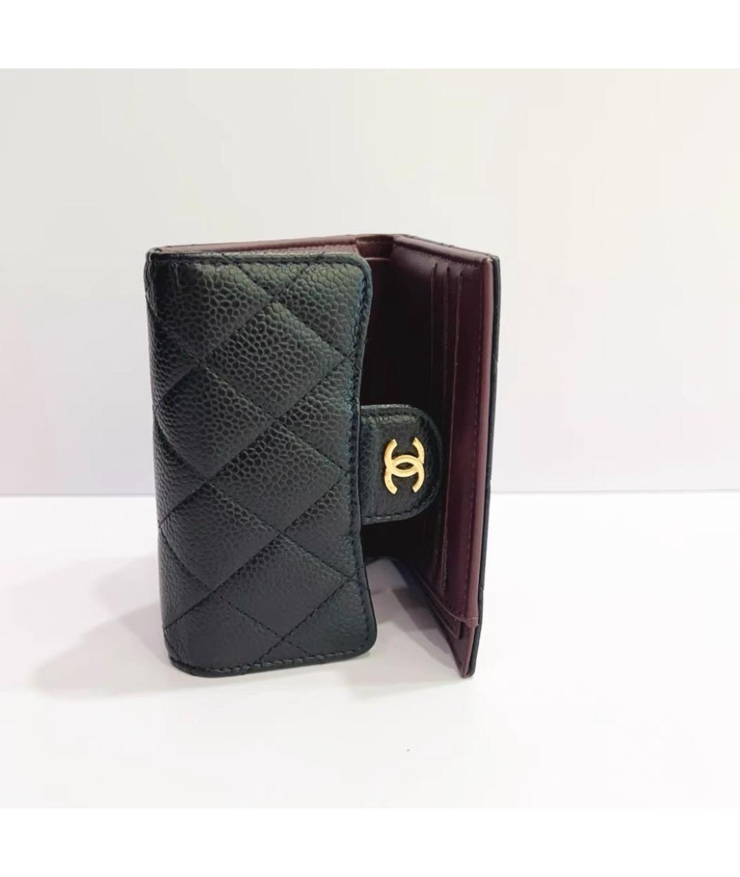 CHANEL Черный кошелек, фото 4